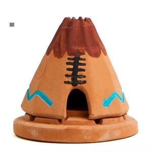 Incienso de Santa Fe - Teepee Natural Wood Incense Burner FREE GIFT
